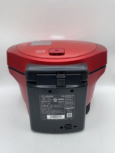 自動調理鍋 ヘルシオホットクック KN-HT24B-R SHARP 19年製