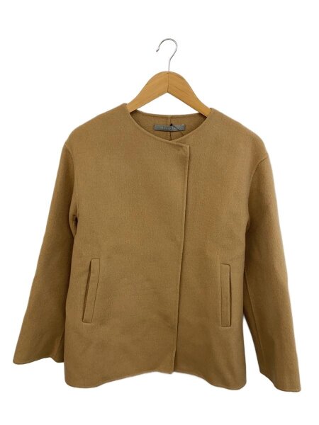 theory luxe ベージュ コート セオリーリュクス♡タグ付ノーカラー 