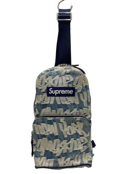 Supreme(シュプリーム) / ショルダーバッグ/コットン/IDG/総柄/Fat Tip 