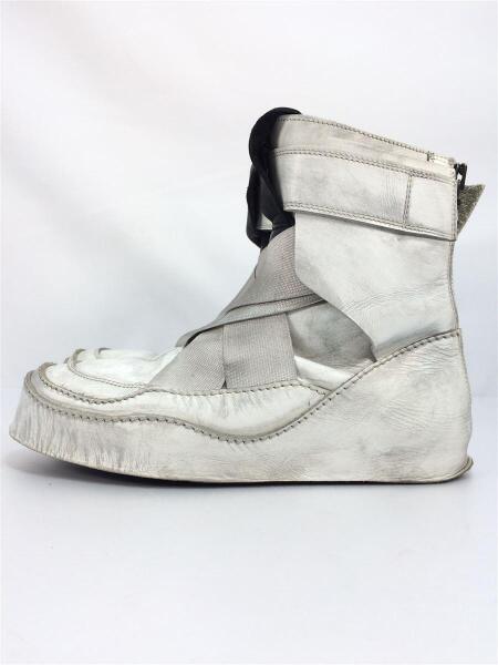 JULIUS(ユリウス) / 2014SS/ブーツ/1/WHT/レザー/high top trainers 