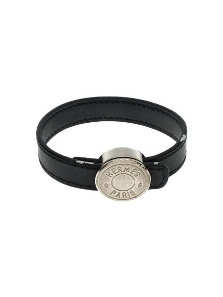 エルメス　レザー バングル 2点セット HERMES(エルメス) / セリエ/レザーブレスレット/セット/BLK/レディース