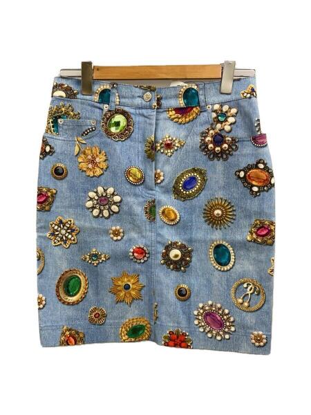 モスキーノ プリントスカート MOSCHINO(モスキーノ) / ビジュー