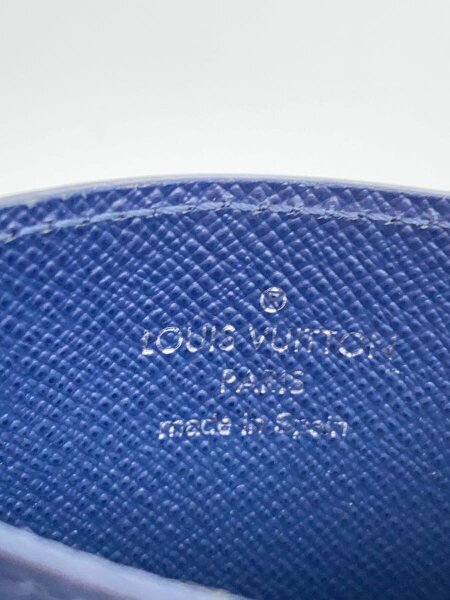 LOUIS VUITTON / カードケース/レザー/NVY/無地/メンズ/M60330 LOUIS VUITTON(ルイヴィトン) / カードケース/レザー/NVY/無地/メンズ
