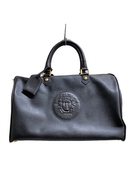 GIANNI VERSACE(ジャンニヴェルサーチェ) / ボストンバッグ/レザー/BLK 