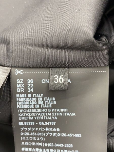 PRADA(プラダ) / タグ付/テーラードジャケット/36/ウール/GRY/チェック