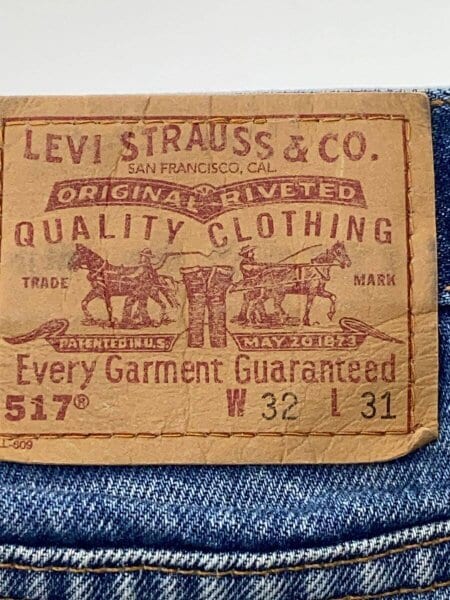 Levi’s / 517/USA製/00s/ブーツカットパンツ/32/コットン/IDG/無地 Levi's(リーバイス) / 517/USA製/00s/ブーツカットパンツ/32/コットン