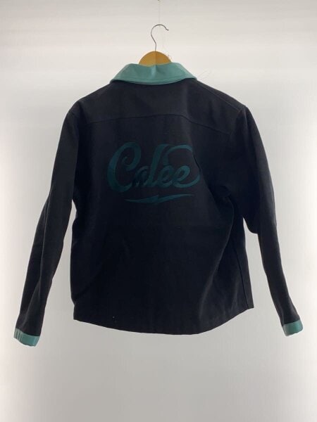 CALEE / スポーツジャケット/刺繍/ジャケット/M/コットン/BLK/無地 CALEE(キャリー) / スポーツジャケット/刺繍/ジャケット/M/コットン