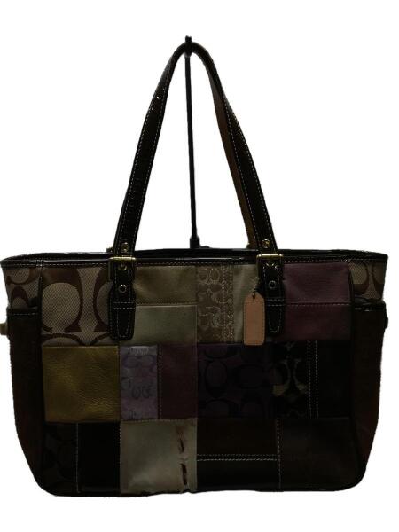 コーチ ハンドバッグ 総柄 マルチカラー 2way ワンショル COACH T1