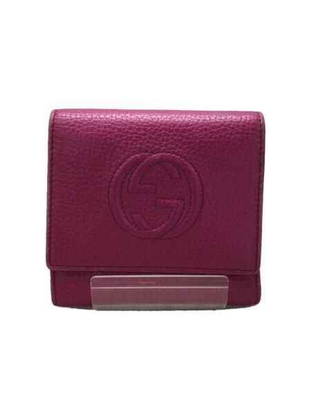 GUCCI(グッチ) / 3つ折り財布/--/PNK/レディース/351485 | 中古品の