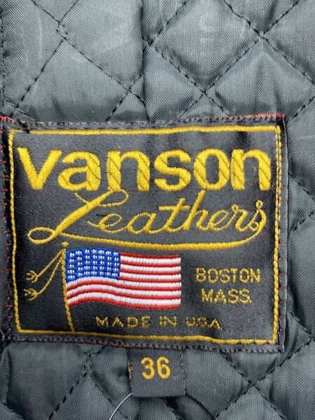 VANSON(バンソン) / ライダースジャケット/36/レザー/BLK/21950 | 古着