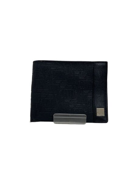 ⭐️新品未使用⭐️　Dunhill　D–EIGHT　二つ折り財布　ブラック　レザー dunhill(ダンヒル) / 2つ折り財布/レザー/BLK/メンズ/D-EIGHT | 中古品