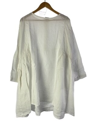 nest Robe(ネストローブ) / 26ss/ギンガムサークルヘムノースリーブ