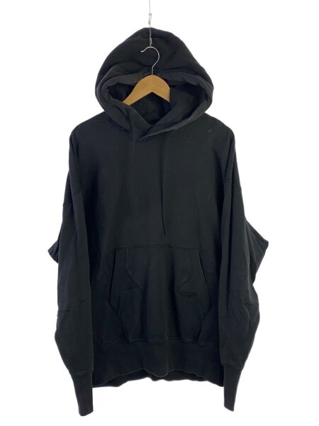 Y-3(ワイスリー) / 18AW/STACKED LOGO HOODIE/パーカー/M/コットン/BLK 