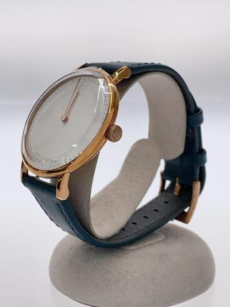 DUFA / クォーツ腕時計/アナログ/レザー/WHT DUFA(ドゥッファ) / クォーツ腕時計/アナログ/レザー/WHT | 中古品の