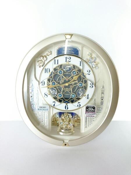 SEIKO(セイコー) / 時計/アナログ/WHT/SEIKO/RE579S/からくり掛け時計 