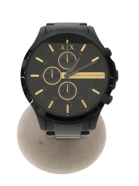 ARMANI EXCHANGE◆クォーツ腕時計/アナログ/ステンレス/AX2084/インポート/デザイナーズ/ブラック/シルバー/ ARMANI EXCHANGE（アルマーニエクスチェンジ）の「アルマーニ