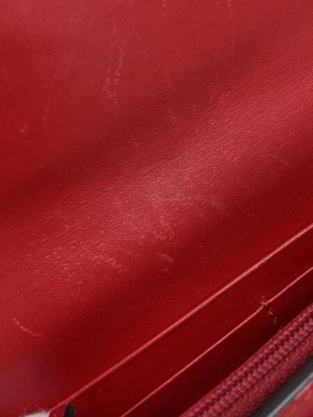 GUCCI(グッチ) / 長財布/レザー/RED/総柄/レディース/410100・534563