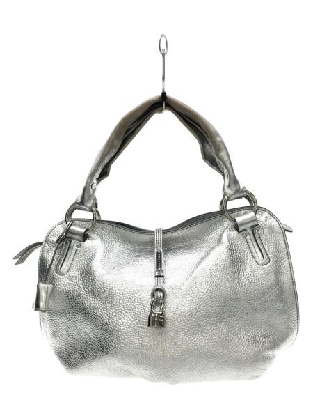 CELINE(セリーヌ) / ハンドバッグ/レザー/シルバー | 中古品の CELINE(セリーヌ) / ハンドバッグ/レザー/シルバー | 中古品の