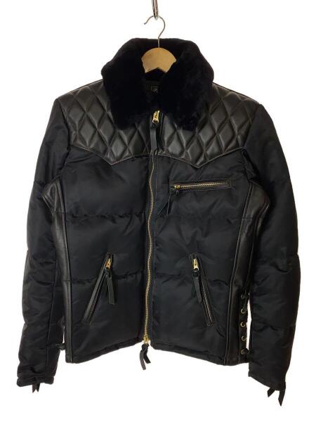 SKULL FLIGHT ダウンジャケット XL ブラック