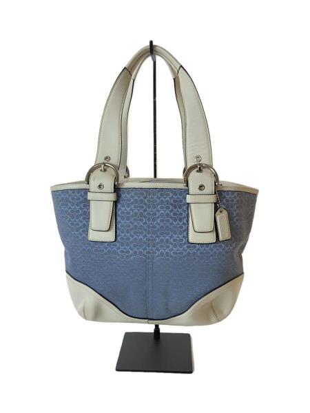 COACH(コーチ) / トートバッグ_ソーホー_ミニシグネチャー_ブルー