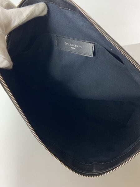 BALENCIAGA(バレンシアガ) / セカンドバッグ/キャンバス/BLK/無地