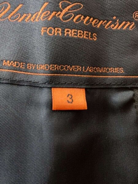 UNDERCOVERISM(アンダーカバイズム) / ベスト/3/羊革/BLK/無地/7A221