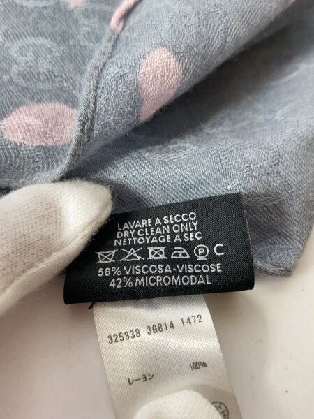 GUCCI(グッチ) / ストール/レーヨン/GRY/レオパード/レディース/325338