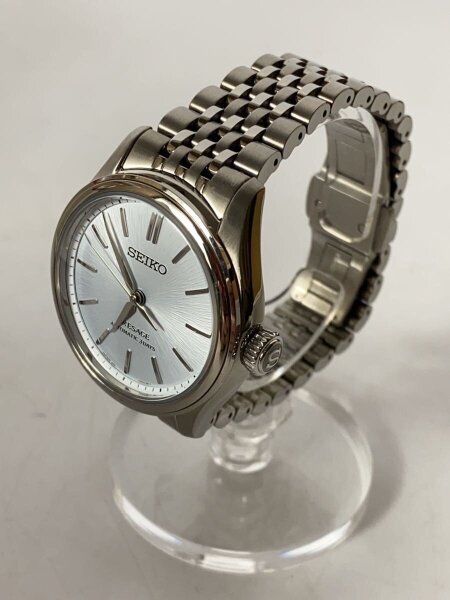 SEIKO(セイコー) / 自動巻腕時計/アナログ/ステンレス/WHT/SLV/SS/6R51 