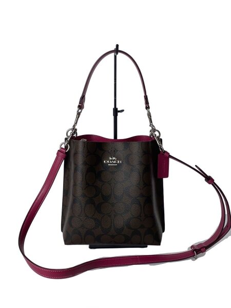 COACH(コーチ) / モリー・バケットバッグ22_シグネチャー_レザーピンク 