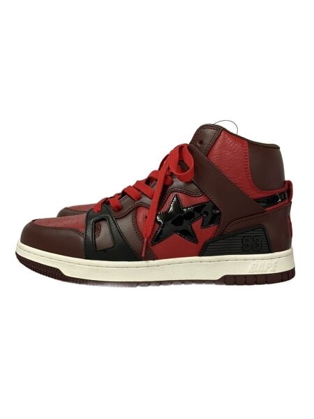A BATHING APE(アベイシングエイプ) / ハイカットスニーカー/27cm/RED