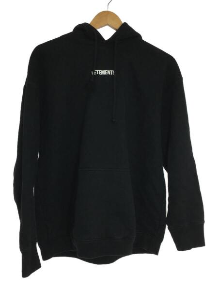 VETEMENTS(ヴェトモン) / パーカー/L/コットン/ブラック/LOGO HOODIE 