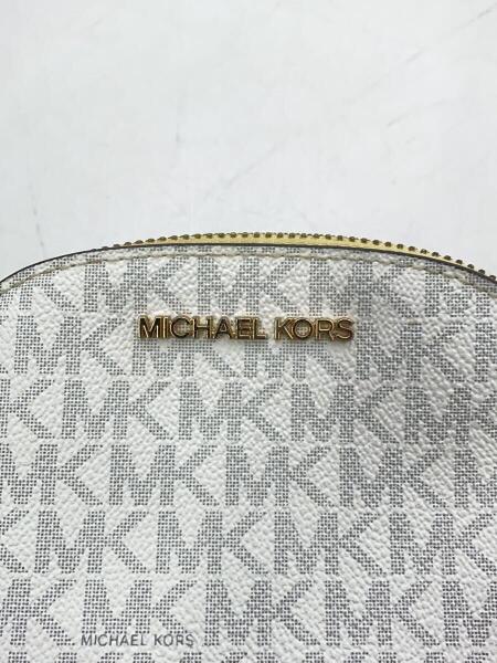 MICHAEL KORS(マイケルコース) / ポーチ/PVC/ホワイト/総柄 | 中古品の 