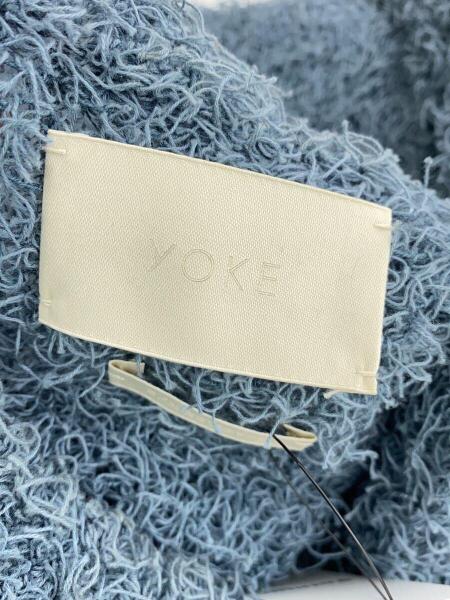 YOKE(ヨーク) / 22SS/BUSHY COTTON CREW NECK/セーター/3/コットン/BLU 