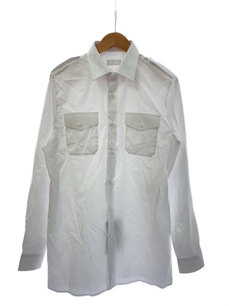 PRADA(プラダ) / 長袖シャツ/42/コットン/WHT | 古着の販売 PRADA(プラダ) / 長袖シャツ/42/コットン/WHT | 古着の販売