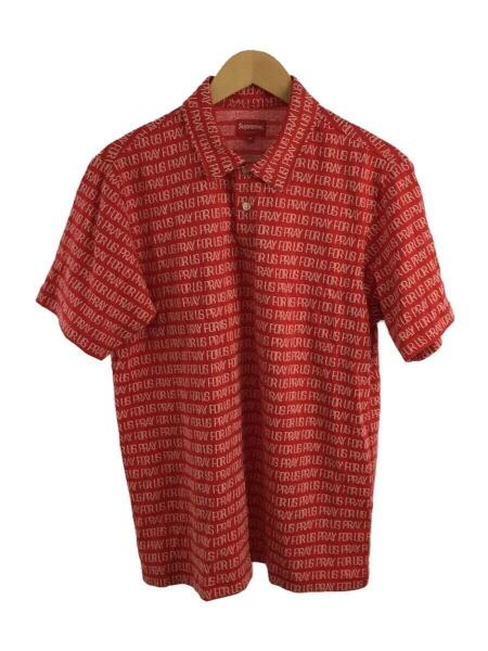 Supreme(シュプリーム) / ポロシャツ/M/コットン/RED/18SS/Pray For Us 
