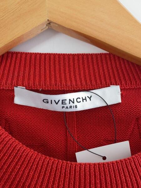 GIVENCHY(ジバンシィ) / セーター(薄手)/--/コットン/レッド/無地/17S 