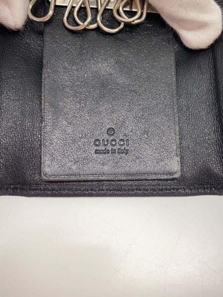 GUCCI　キーケース　メンズ　未使用品 GUCCI(グッチ) / キーケース/レザー/BLK/メンズ/ANIMALハチ6連 | 中古