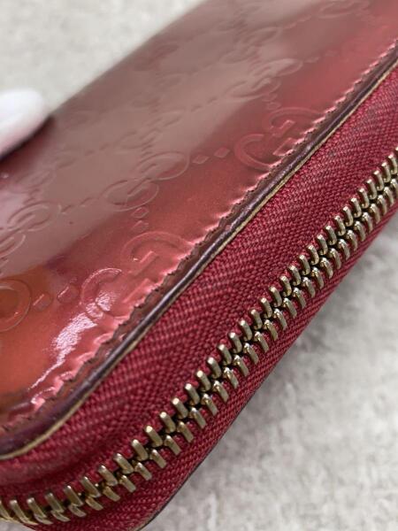 GUCCI(グッチ) / 長財布/エナメル/RED/総柄/レディース/308005・2149 