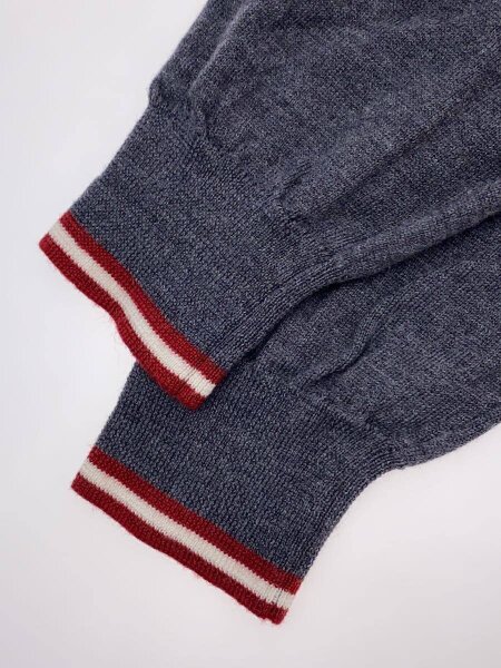 BALLY(バリー) / ポロシャツ/50/ウール/グレー/無地/ニットポロ | 古着 