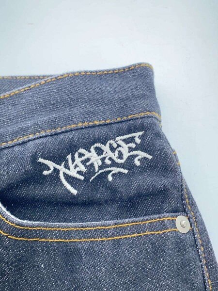 X-LARGE(エクストララージ) / ストレートパンツ/30/デニム/ブラック