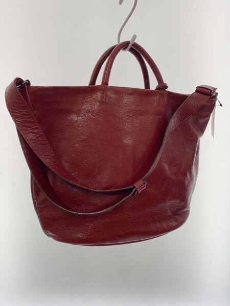 PELLE BORSA(ペレボルサ) / ショルダーバッグ/--/RED/無地 | 中古品の 