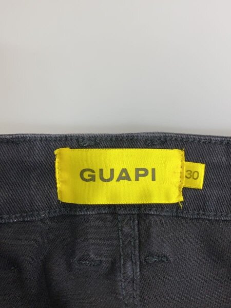 GUAPI(グアピ) / コーティングフレアパンツ/30/コットン/BLK/無地