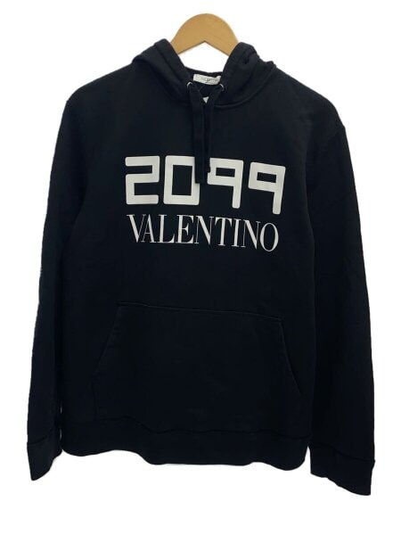 【 新品 】 VALENTINO ヴァレンティノ ★ 装飾・パーカー ★ VALENTINO(ヴァレンティノ) / ヴァレンティノ/パーカー/S/コットン/BLK
