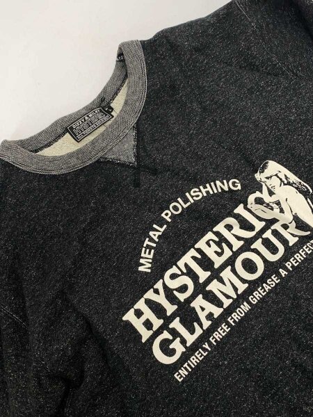 HYSTERIC GLAMOUR(ヒステリックグラマー) / スウェット/L/コットン/BLK 
