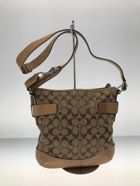 コーチ COACH ショルダーバッグ シグネチャー柄キャンバス ベージュ 