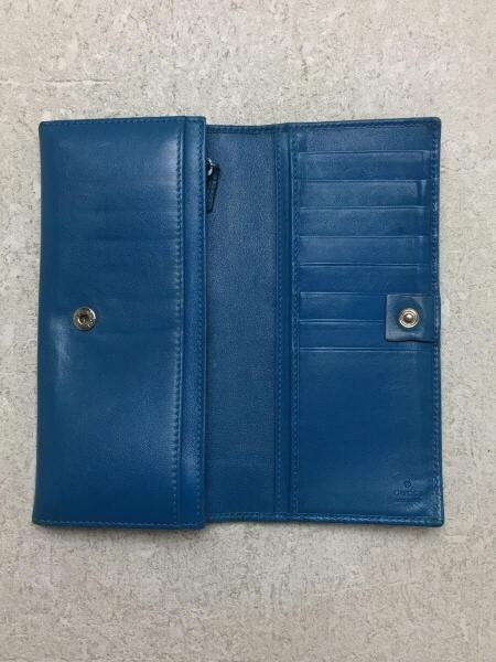 GUCCI(グッチ) / 長財布/レザー/ブルー/256434/GG | 中古品の販売
