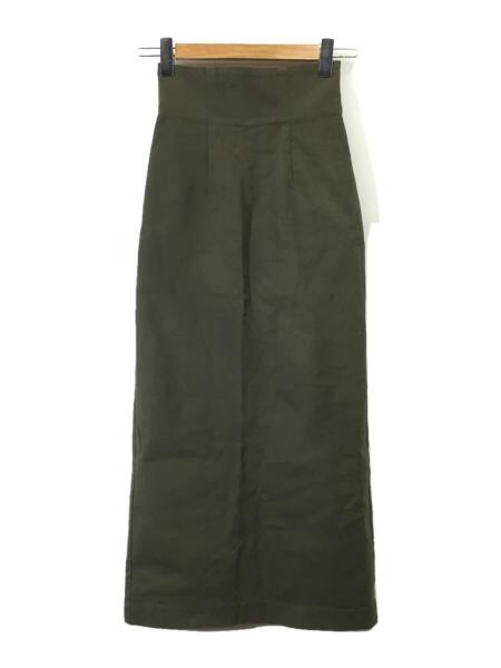 louren(ローレン) / highwaist pencil skirt/スカート/S/コットン/KHK 