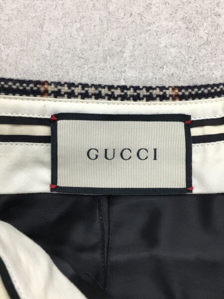 GUCCI(グッチ) / スラックスパンツ/48/ウール/マルチカラー/チェック