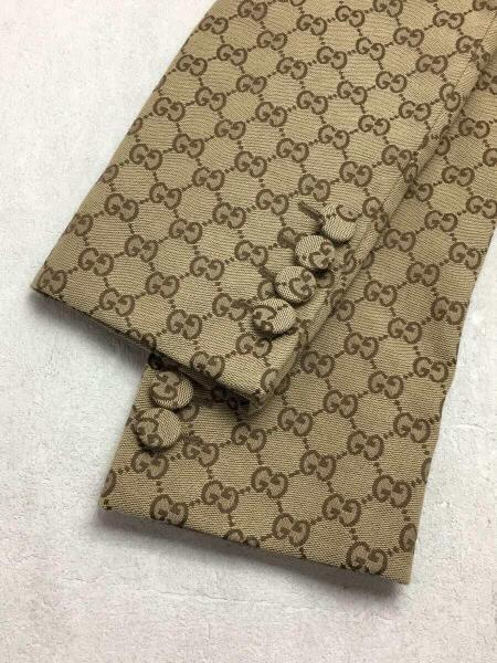 GUCCI(グッチ) / テーラードジャケット/--/コットン/GLD/総柄/563510 