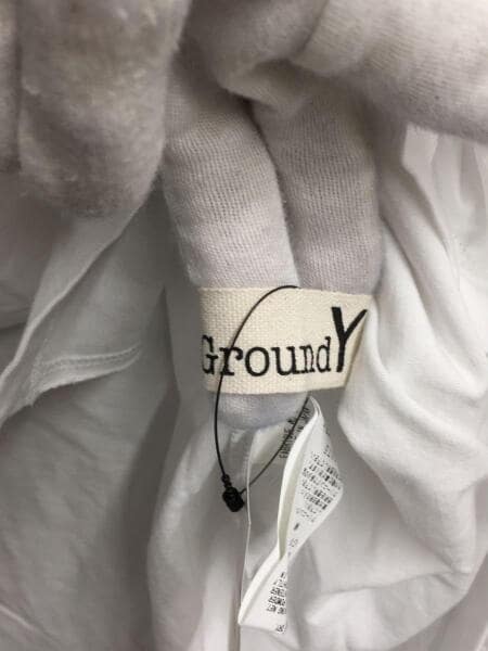 Ground Y(グラウンドワイ) / 長袖Tシャツ/3/コットン/WHT/gv-t24-040